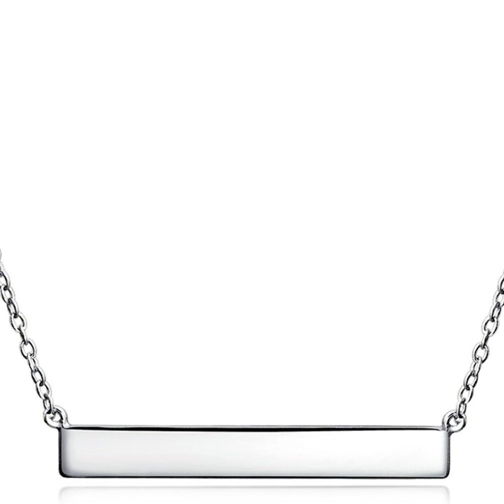 Personalize Thin Name Plated Engravable Sideways … - image 1